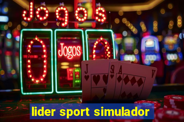 lider sport simulador